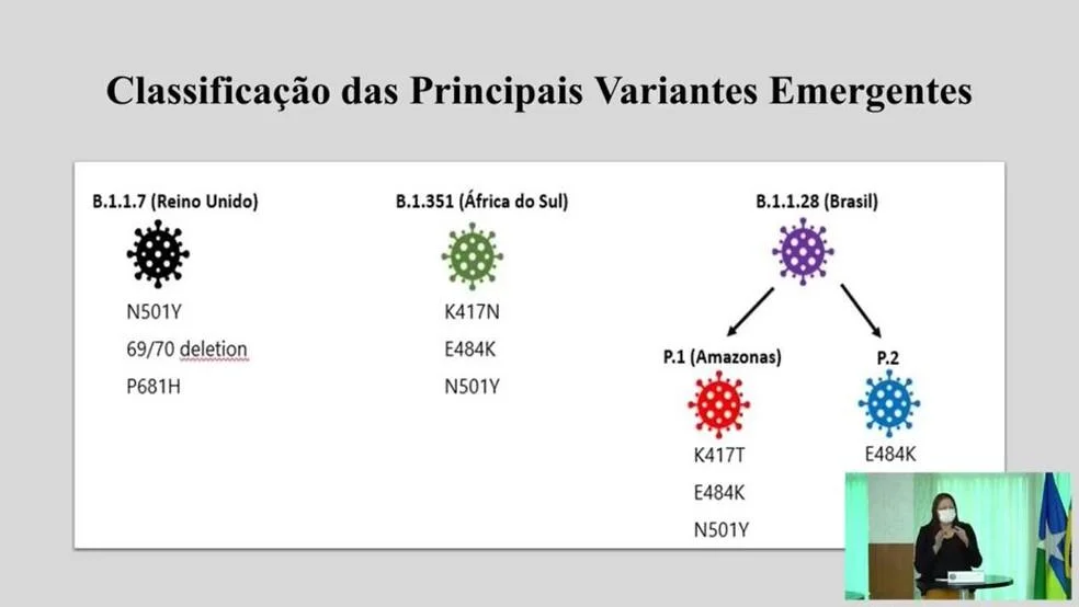 Fiocruz diz que três variantes do coronavírus já em investigação pelo mundo foram achadas em Rondônia
