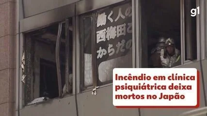 Incêndio em clínica psiquiátrica deixa mortos no Japão