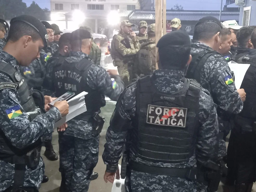 Operação Eleição 2022: policiais militares são enviados para cidades do interior — Foto: PM-RO/Divulgação