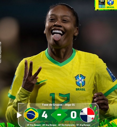 Brasil vence o Panamá com vitória por 4 a 0 na Copa do Mundo Feminina -  Fala Regional