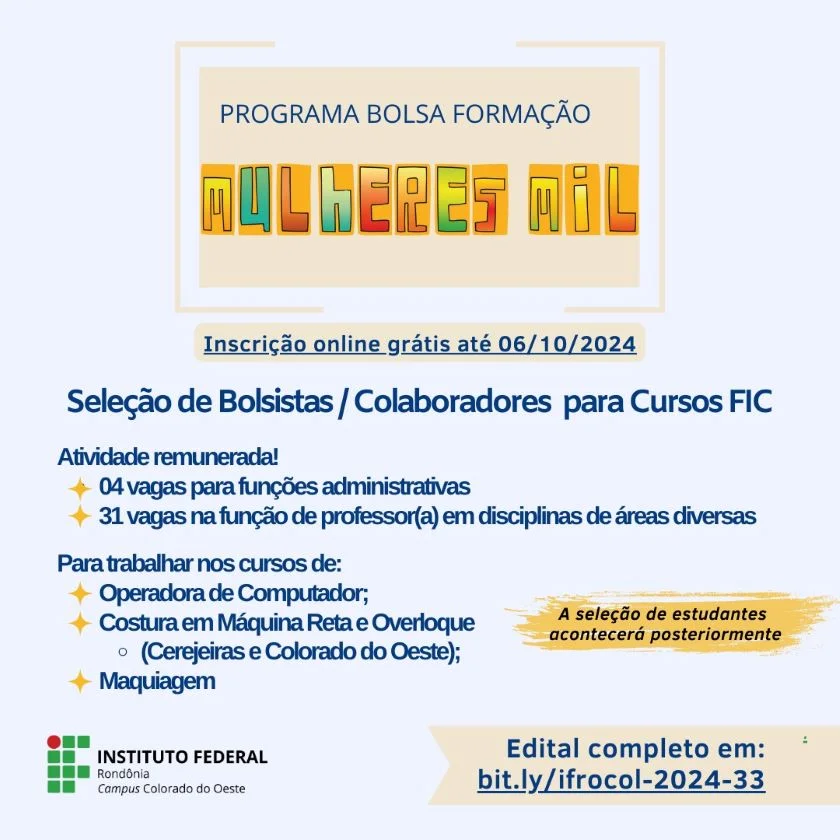 mulheres mil colorado