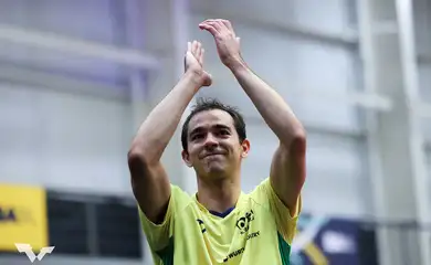 Buenos Aires, 27/07/2025 - Mesatenista Hugo Calderano conquista título na disputa do WTT Contender de Buenos Aires. Foto: World Table Tennis/Divulgação