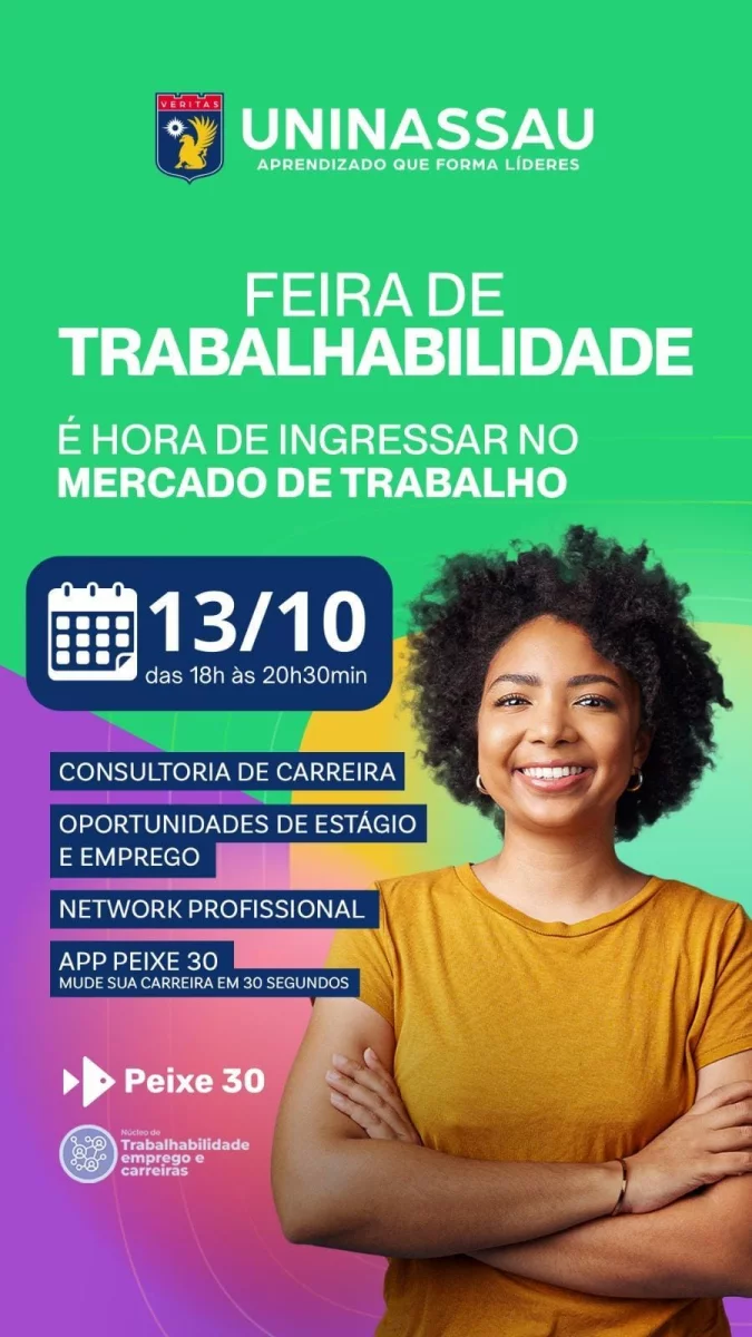 UNINASSAU promove Feira de Trabalhabilidade para impulsionar o ingresso no mercado de trabalho