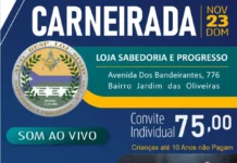 Carneirada da Loja Sabedoria e Progresso será realizada em Pimenta Bueno no dia 23 de novembro