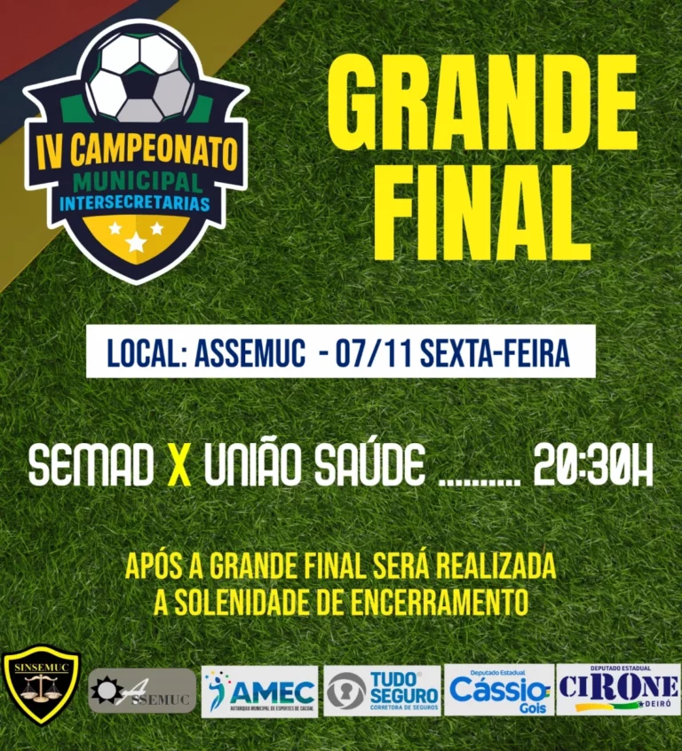 Cacoal se prepara para a grande decisão do IV Campeonato Municipal Intersecretarias