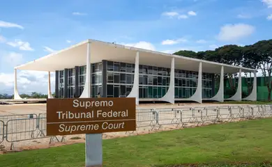 Brasília (DF) 11/04/2023 Fachada do palácio do Supremo Tribunal Federal (STF) Foto: Fabio Rodrigues-Pozzebom/ Agência Brasil