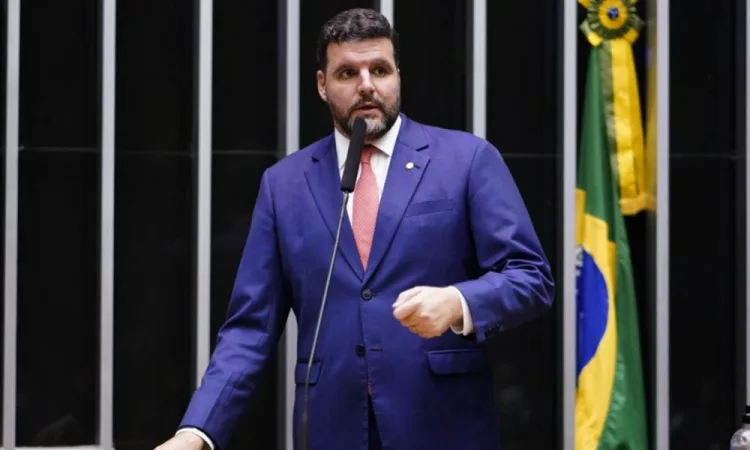Parlamentar discursa em tribuna da Câmara
