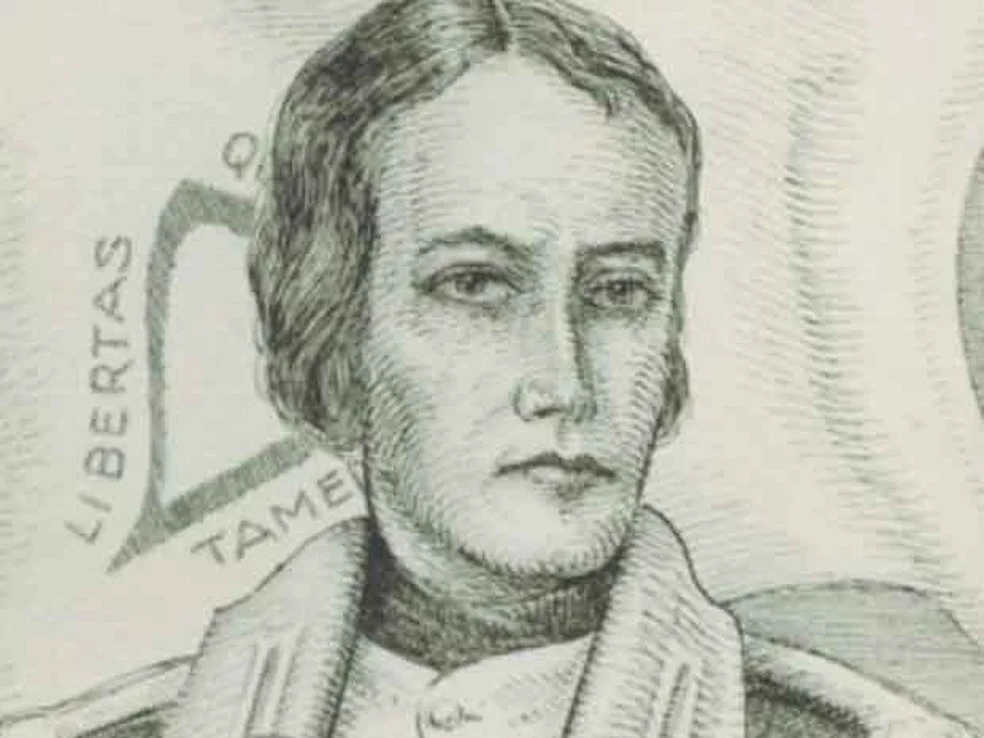 Retrato de Tiradentes como militar faz parte do Arquivo Público Mineiro — Foto: Acervo Arquivo Público Mineiro/Reprodução