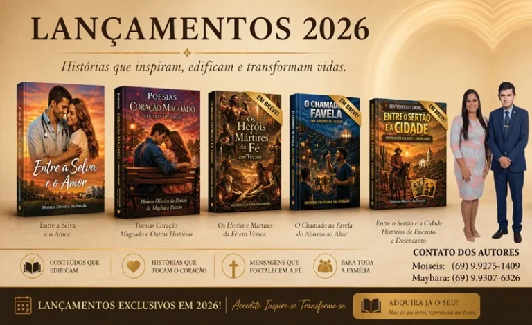 Moiseis e Mayhara Paixão fortalecem a literatura independente com obras diversificadas e novos projetos