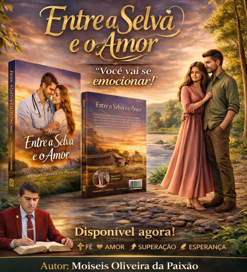 Moiseis Paixão lança romance “Entre a Selva e o Amor” pela UICLAP
