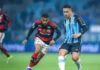 Fllamengo vence o Grêmio e reduz vantagem do Palmeiras no Brasileirão