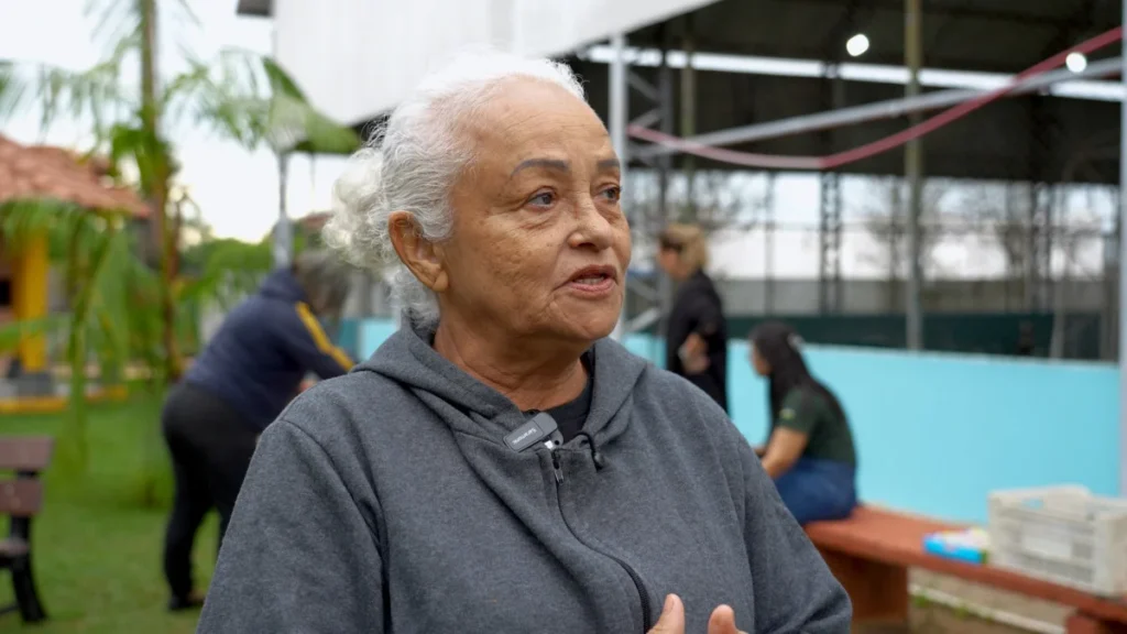 Francisca Marcelina relatou os benefícios que encontrou nas atividades