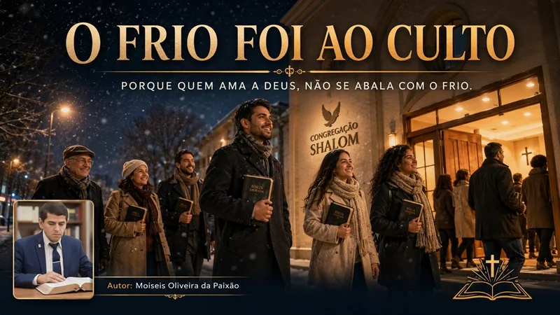 POESIA: O FRIO FOI AO CULTO