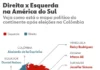 Guinada à direita redesenha o mapa político da América do Sul