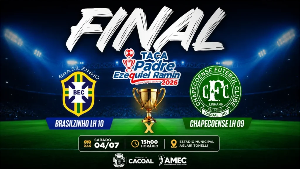 Brasilzinho e Chapecoense decidem o título da Taça Padre Ezequiel Ramin, no sábado, 4