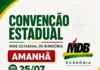 Convenção Estadual do MDB define candidaturas e alianças