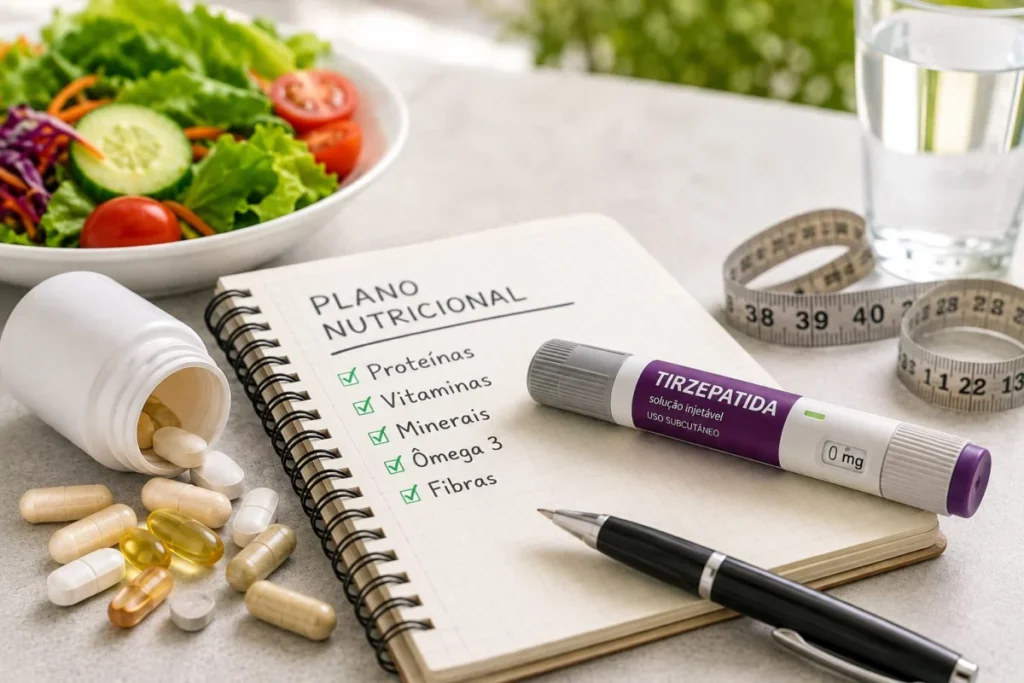 Complementação nutricional pode ser aliada importante durante tratamento com tirzepatida, alerta especialista