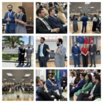 A colagem de nove fotos coloridas mostra atuação da corregedoria no interior do estado