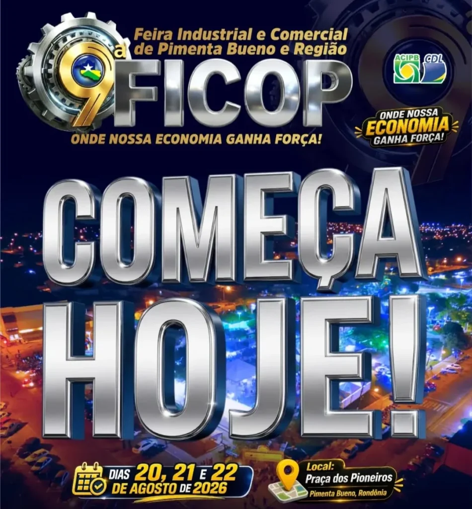 9ª FICOP começa hoje em Pimenta Bueno