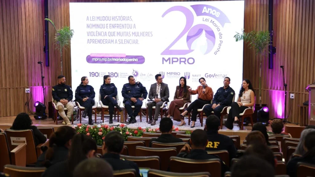 Evento do Ministério Público durante o Agosto Lilás