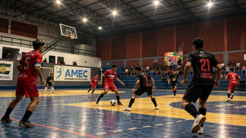 Com goleadas e 24 gols, futsal estreia em grande estilo nos Jogos Abertos de Cacoal