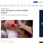 ‘Sobrevivente’, ‘estadista’, ‘ressaca à vista’: a vitória de Lula na imprensa internacional
